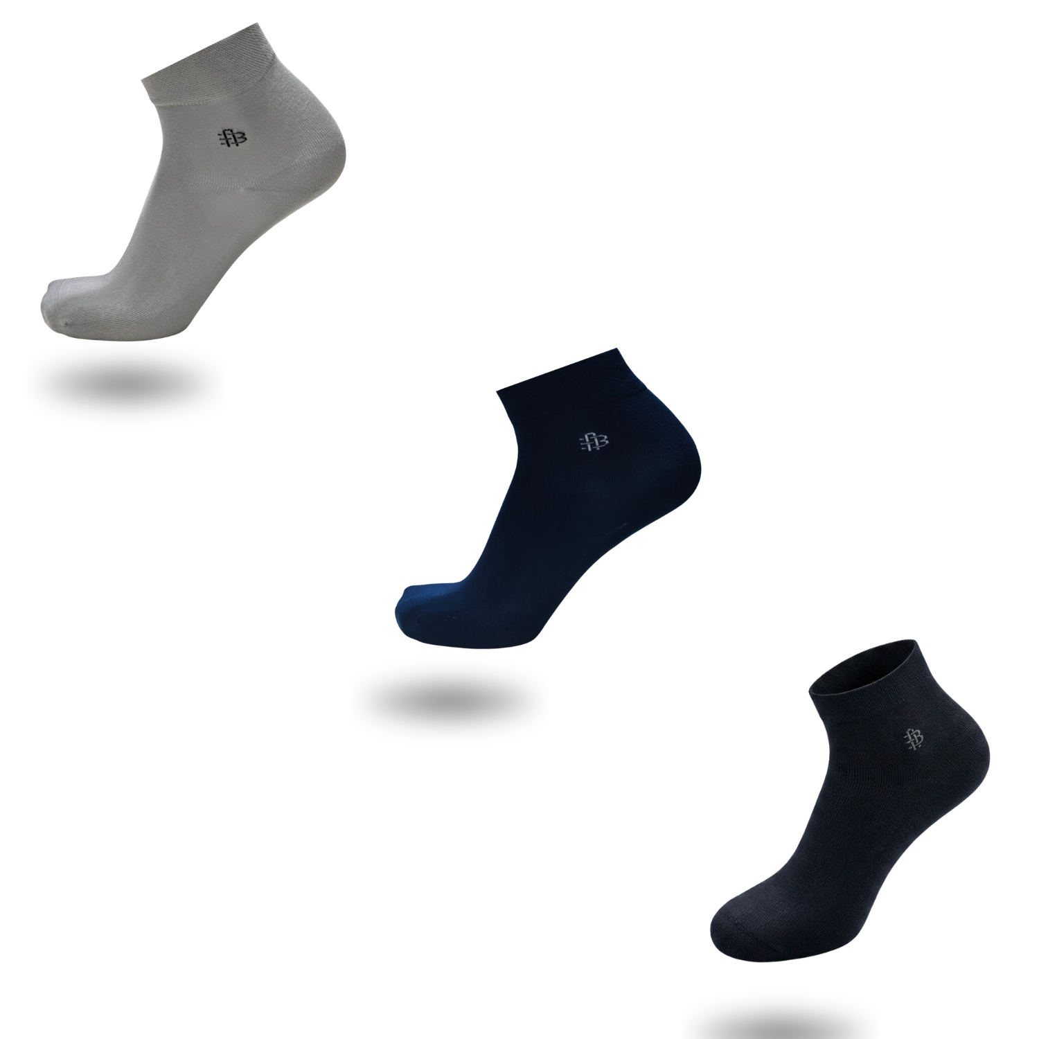 Bonjour Bamboo Organic Naturally Anti Bacterial Ankle Socks 23cm Combos Assorted Colors