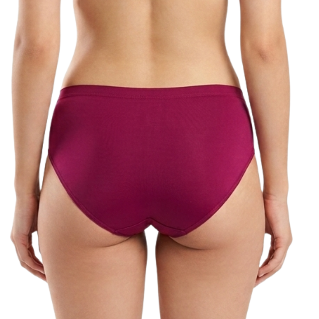 Alishan Stretchable Tactel Seamless, Non Padded "B" Cup Mid-Rise Lingerie Set