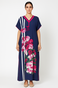 Spenca Rayon Cotton Printed Kaftan Nighty Gown