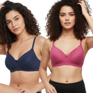 GoodWill Micromodal "B"Cup Padded Bra Pack Of 2 Asstd. Colors