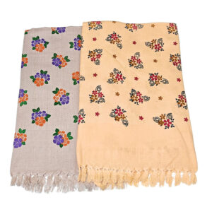 Spenca Unisex Cotton Thin Bath Towel Printed Pack Of 2 Asstd.Color